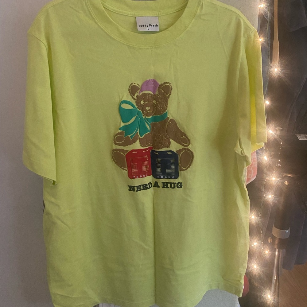 Teddy Fresh  Lime Green T-Shirt